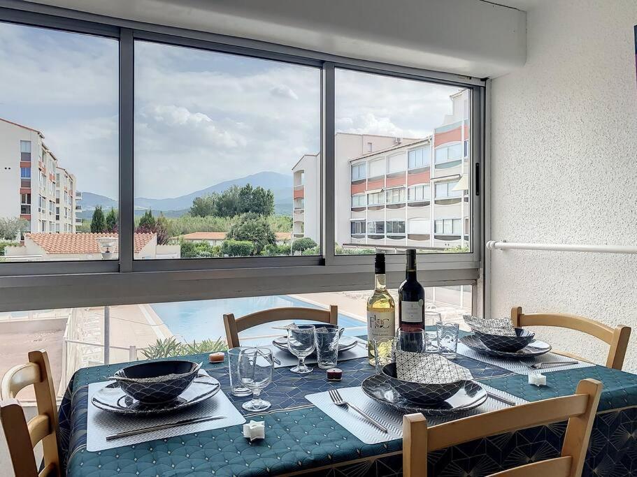La Brise Marine ~ 300M Mer~Piscine~Clim~Wifi~Calme Argelès-sur-Mer Dış mekan fotoğraf