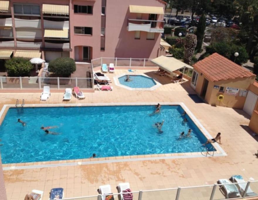 La Brise Marine ~ 300M Mer~Piscine~Clim~Wifi~Calme Argelès-sur-Mer Dış mekan fotoğraf