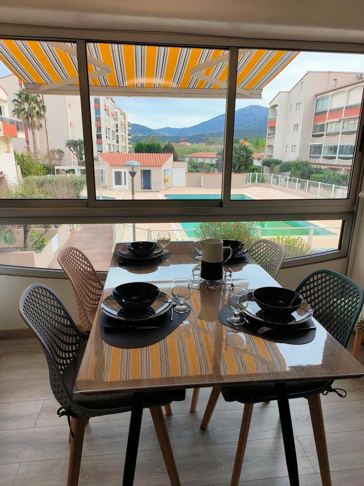 La Brise Marine ~ 300M Mer~Piscine~Clim~Wifi~Calme Argelès-sur-Mer Dış mekan fotoğraf