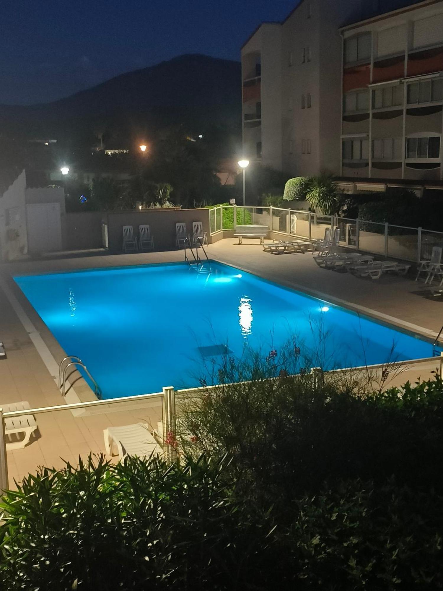 La Brise Marine ~ 300M Mer~Piscine~Clim~Wifi~Calme Argelès-sur-Mer Dış mekan fotoğraf